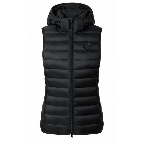 Téli steppelt mellény Covalliero A/W 2025, fekete, L