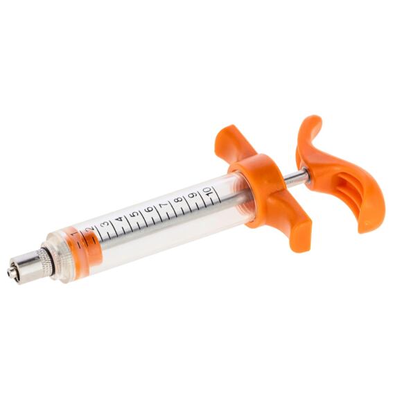 Adagoló fecskendő, nejlon, Luer-Lock, 10 ml