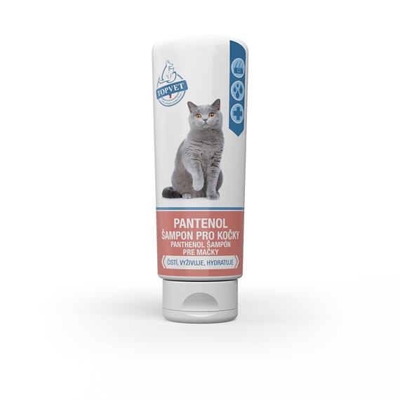 Topvet for Pets panthenol šampon pro kočky, 200 ml