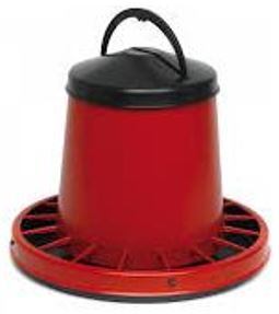 Tubusové krmítko pro kuřata a slepice závěsné