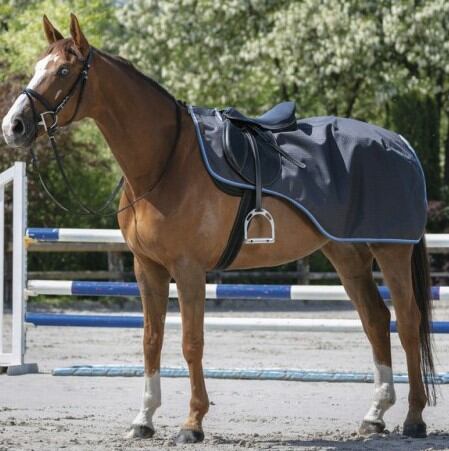 Nepromokavá bederní deka s fleecem EquiTheme Tyrex