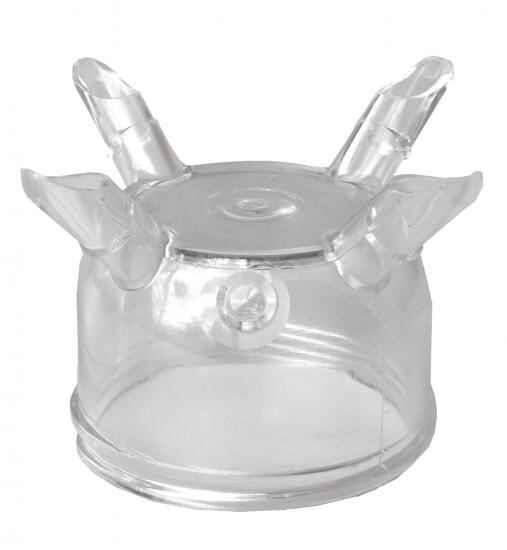 Vršek sběrače bez trysky