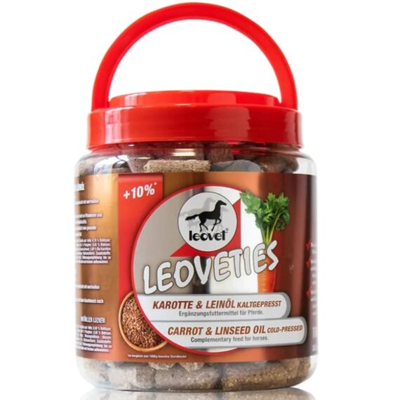 LEOVET Leoveties jutalomfalat, sárgarépa/lenmagolaj, 1,1 kg