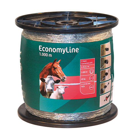 Lanko pro elektrický ohradník ECONOMY Line 1000m