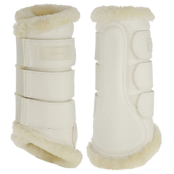 Szőrmés kamásli Pelisa fehér