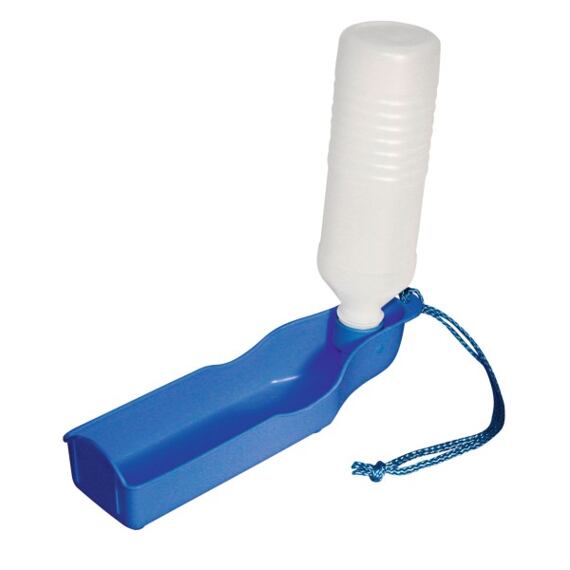 Cestovní láhev na vodu pro psy, modrá