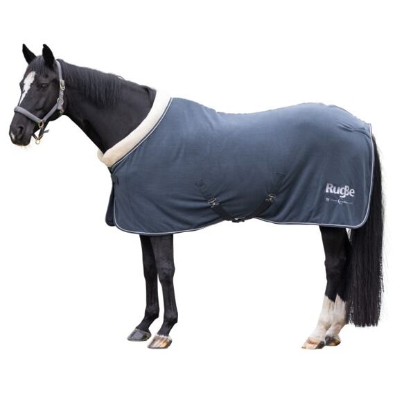 Odpocovací deka pro koně RugBe Royal Fleece grafitová