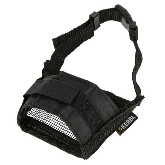 Ochranný nylonový náhubek pro psy, černý