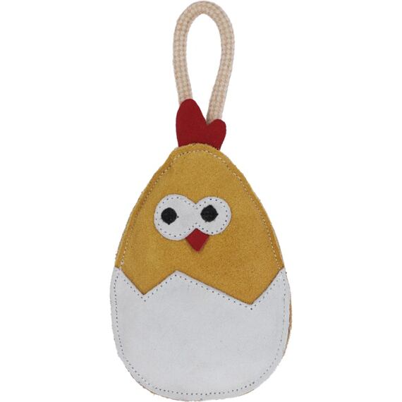 Kožená hračka pro psy Vajíčko