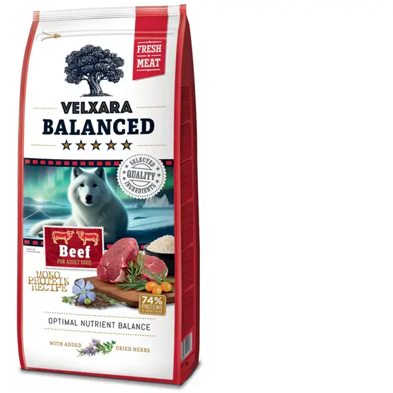 Velxara BALANCED Dry FM Dog Adult Monoprotein Beef & Rice