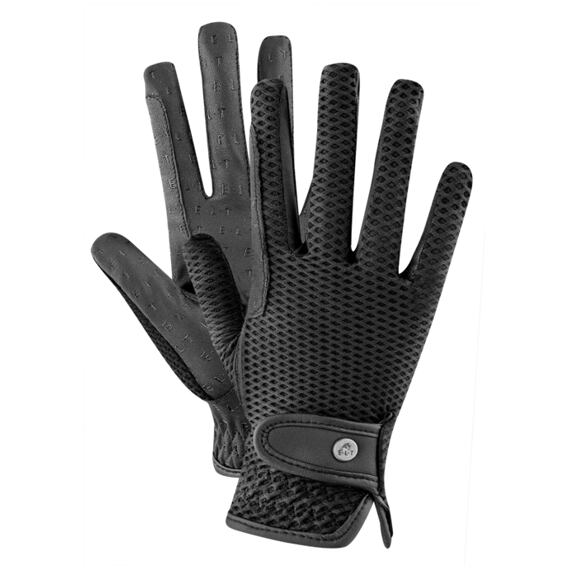 Jezdecké rukavice ELT Nantes, černá