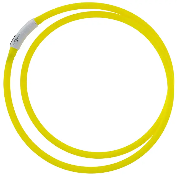 LED-es nyakörv, sárga