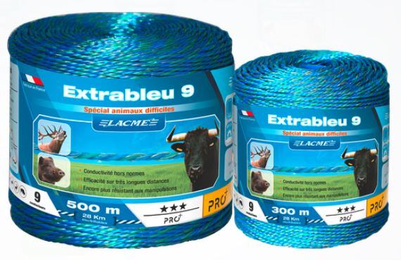 Ohradníkové lanko EXTRABLEU 9