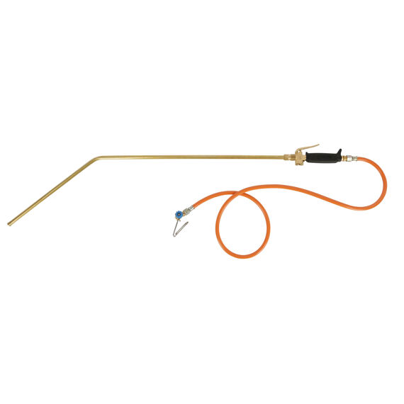 Opalovač vemene PREVENTA, s hadicí 1,5m, konektorem plynové kartuše a zahnutou tryskou (100 cm)