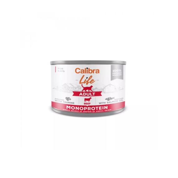 Calibra Cat Life konzerva Adult Beef 200g