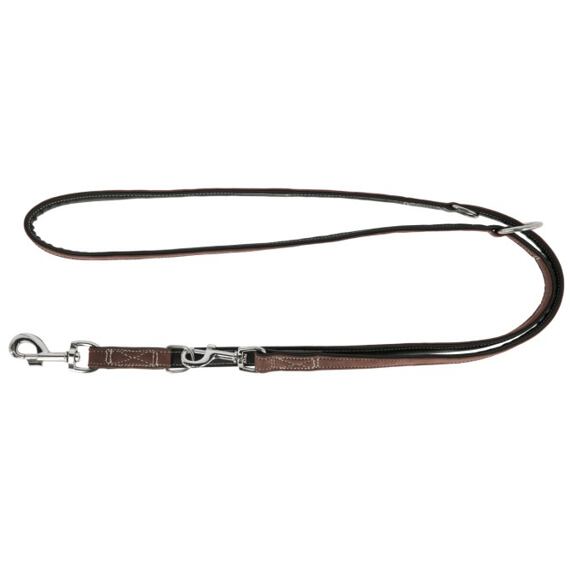 Přepínací vodítko pro psy California ploché, 20 mm / 2 m, hnědé