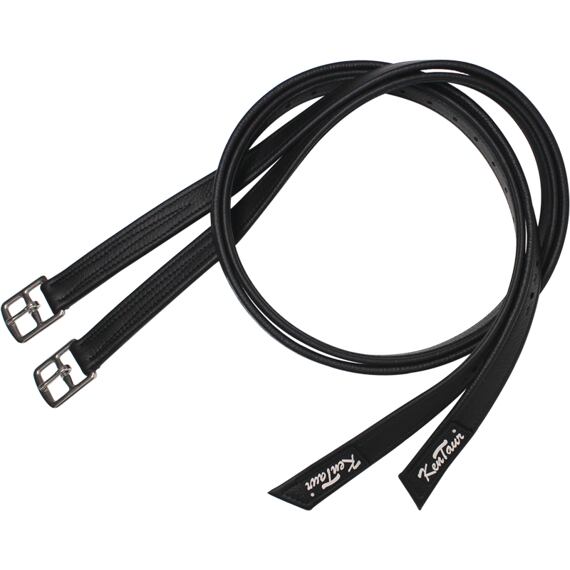 Třmenové řemeny KENTAUR s nylonovou výztuhou, černé