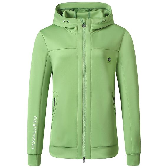 Mikina s kapucí Covalliero S/S 2025 dámská, zelená