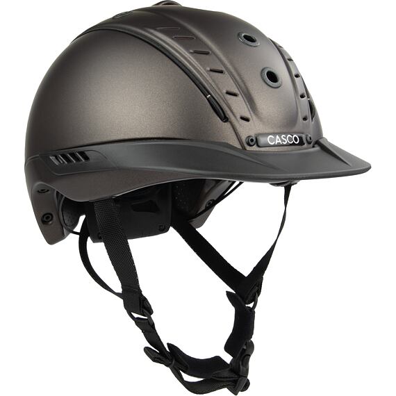 Jezdecká helma CASCO Mistrall-2 Precision, matná hnědá, vel. M