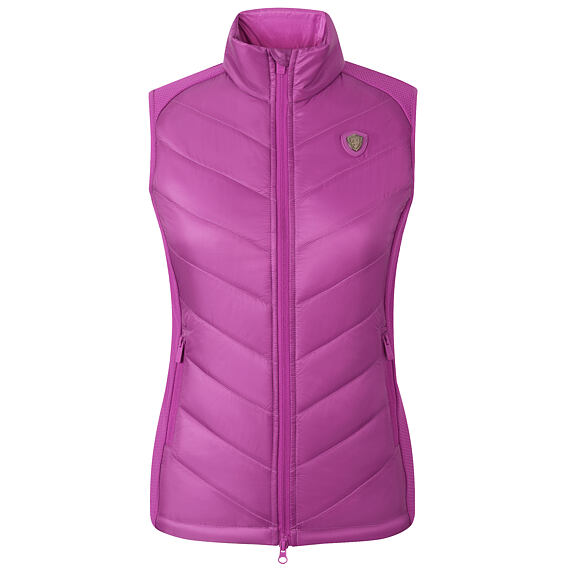 Dámská kombinovaná vesta Covalliero S/S 2026, light berry