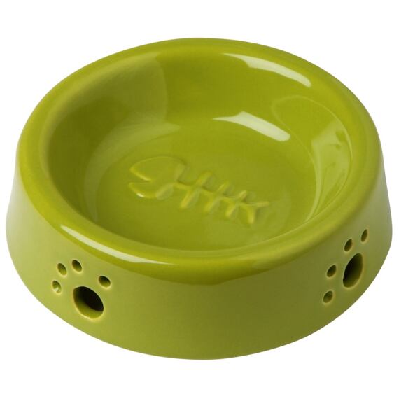 Kerámia akvárium macskáknak 125 ml, kék/zöld