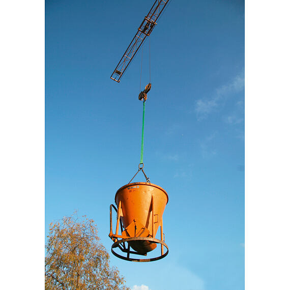 Zvedací popruh, 2koncové smyčky, 4m/60mm, 2000kg, při opásání 4000kg