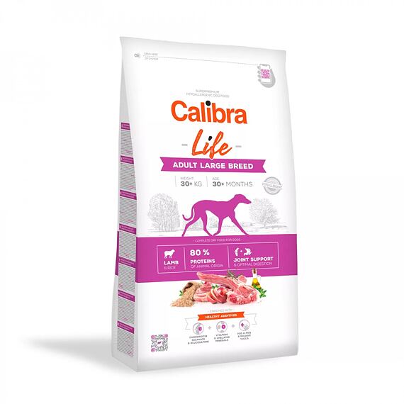 Calibra Dog Life Adult Large Breed Lamb, Hmotnost: 2,5kg (EXP. 09/2025)