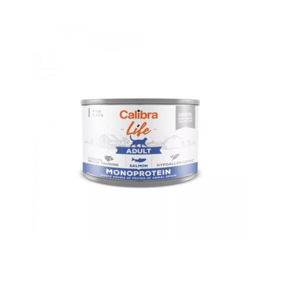 Calibra Cat Life konzerva Adult Salmon 200g
