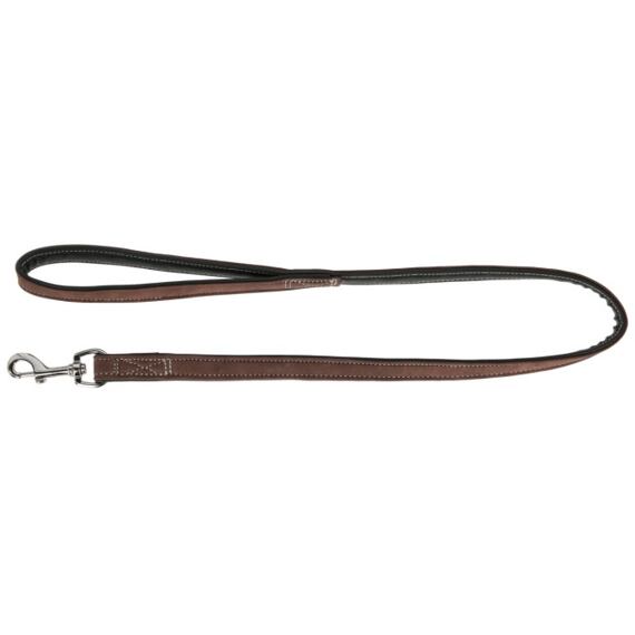 Vodítko pro psy California ploché, 20 mm / 1 m, hnědé