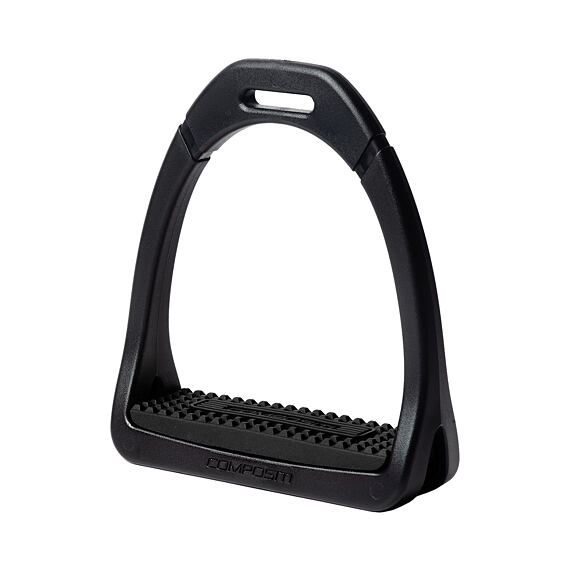 Třmeny COMPOSITI, vel: 12 cm - Černá