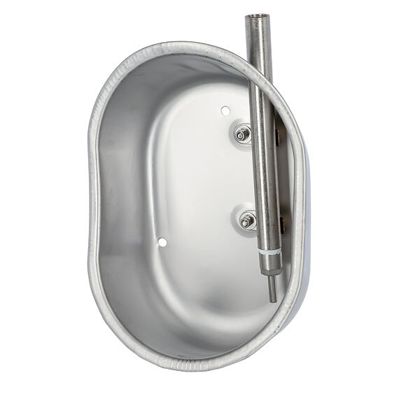 Kovová nerezová napáječka pro prasata 21 x 29 x 16 cm