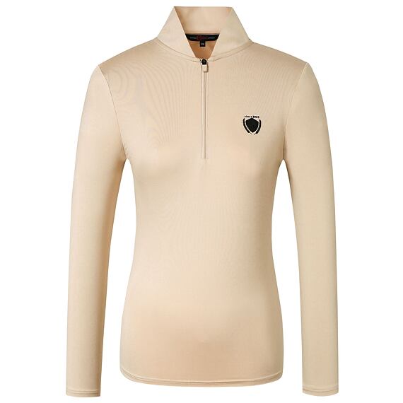 Dámské funkční tričko Covalliero S/S 2024, smetanová