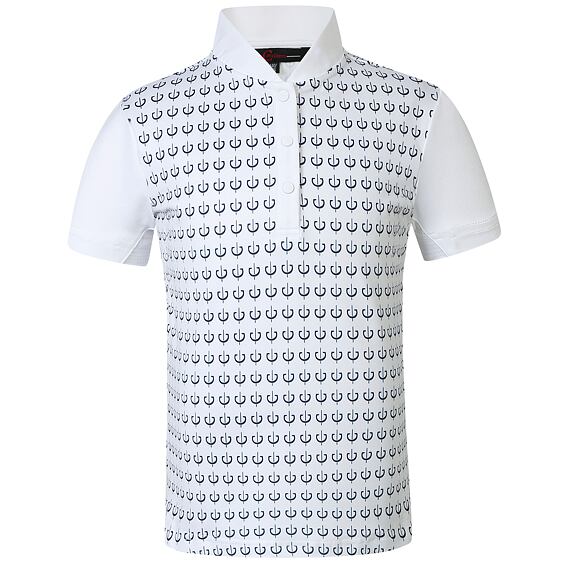 Dětské závodní tričko Covalliero S/S 2024, tmavě modrá