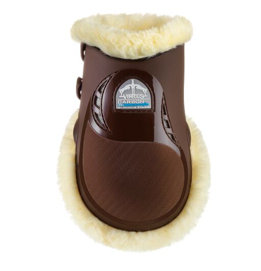 Strouhavky Veredus Carbon Gel Vento Save, umělý beránek, zadní, hnědá, L