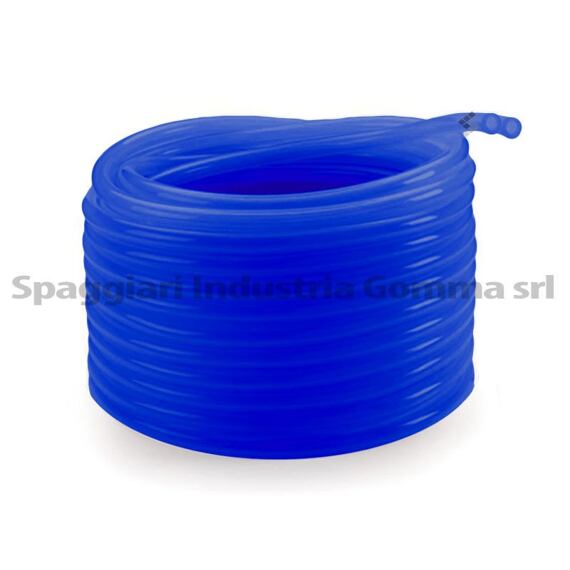 Podtlaková silikonová hadice dvojitá modrá, o 7 x 14 mm