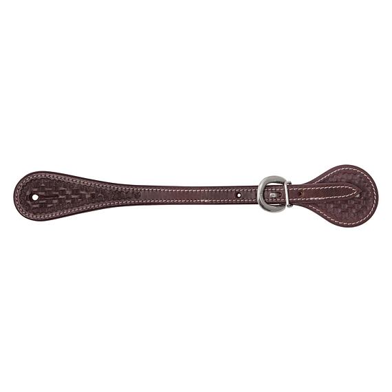 Westernové řemínky na ostruhy LproWest, barva. hnědá