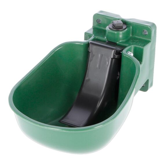 Nyelv alakú műanyag itató K50, olajzöld