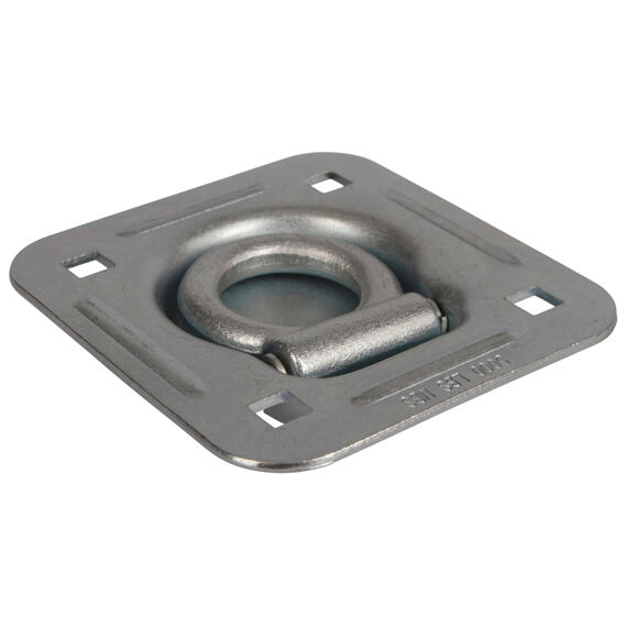 Kotevní miska 124 x 114 x 3 mm, O 11mm