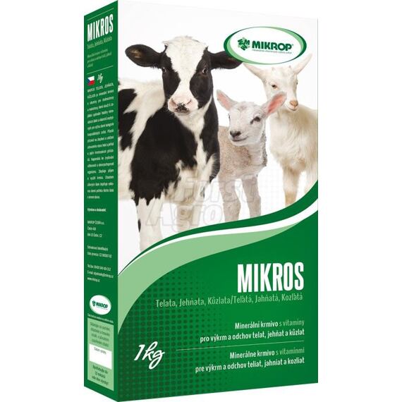 Mikros telata, jehňata, kůzlata s vitamíny 1kg (EXP. 04/2025)