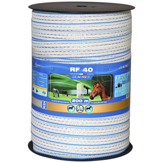 Elektrická páska RF 40 BLANCO 40 mm/200 m