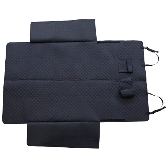 Ochranný prošívaný potah do kufru auta Premium, 100 x 170 cm, černý