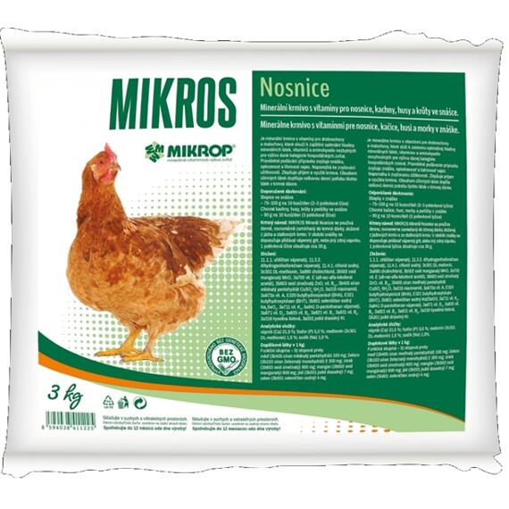 Mikros Nosnice s vitamíny 3kg