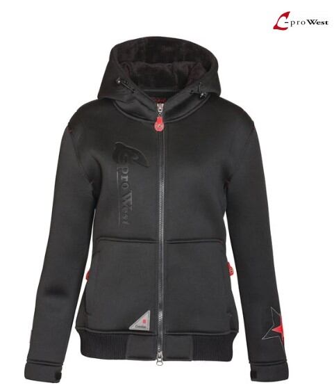 Westernová neoprenová bunda LproWest - černá / unisex