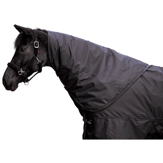 Nákrční díl k zimní dece pro koně s fleecem RugBe 200 Covalliero A/W 2023, černá