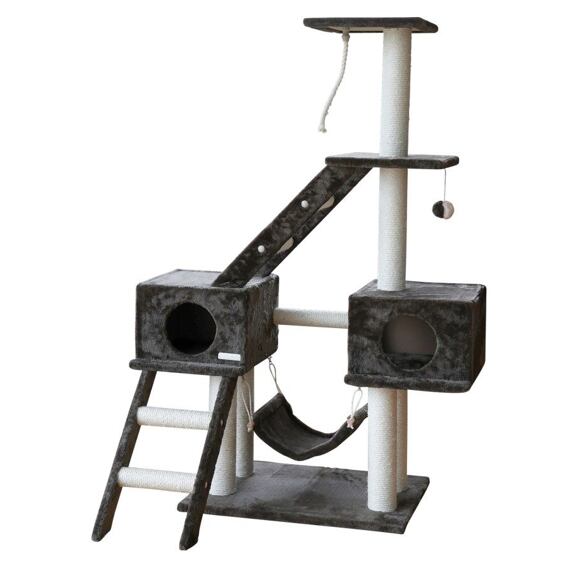 Odpočívadlo pro kočky Granat, 70x50x150 cm, šedá