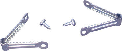 Nerez.spony na křídla zamezující létání-pár