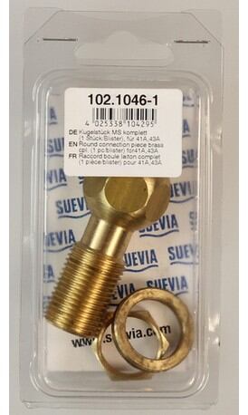 Sárgaréz gömbcsatlakozó 41A és 43A adagolókhoz, komplett