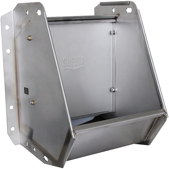 Rozsdamentes acél etetővályú Suevia Model 600