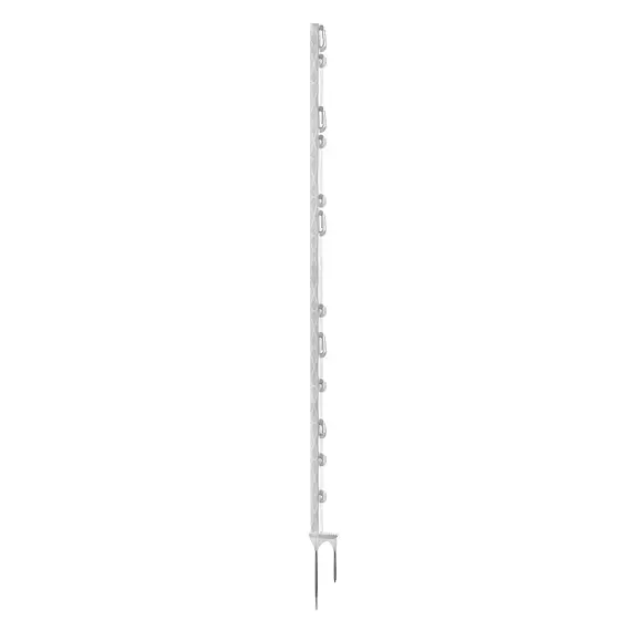 Műanyag oszlop Titan egylépcsős/dupla tüskés/fehér/157cm