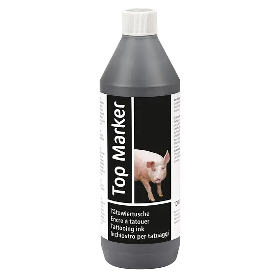 Tetováló tinta Top Marker fekete 1000ml